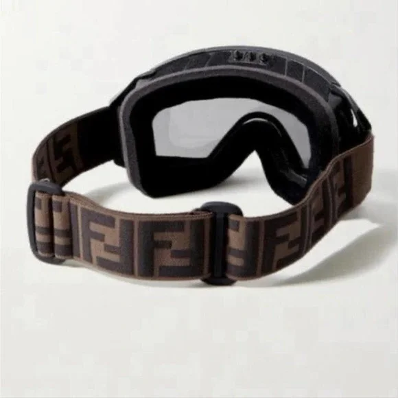 FENDI FF logo studded snow ski goggles